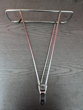 Porte bagage vélo enfant acier chromé marque goupil ancien vintage pour roue 600