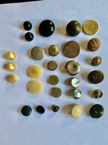 Lot boutons vintage - lot,
