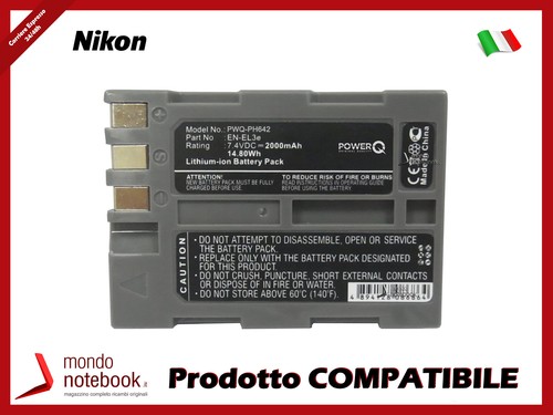 Batterie powerq pour nikon - batterie,