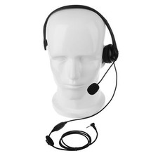 MICRO CASQUE POUR MOTOROLA ET COBRA AVEC PTT 1 JACK 2.5mm T60 T80 XTR