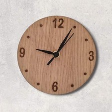 Rond Horloge - en Bois
