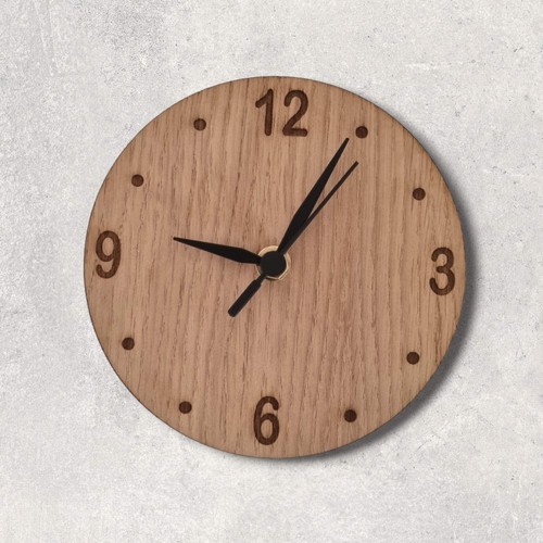 Rond horloge en bois - horloge,