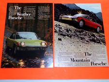 2 Porsche 914 Car Ads The Weather Porsche & The Mountain Porsche