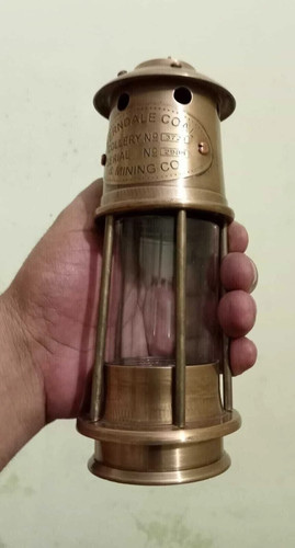 Ancienne lampe laiton huile