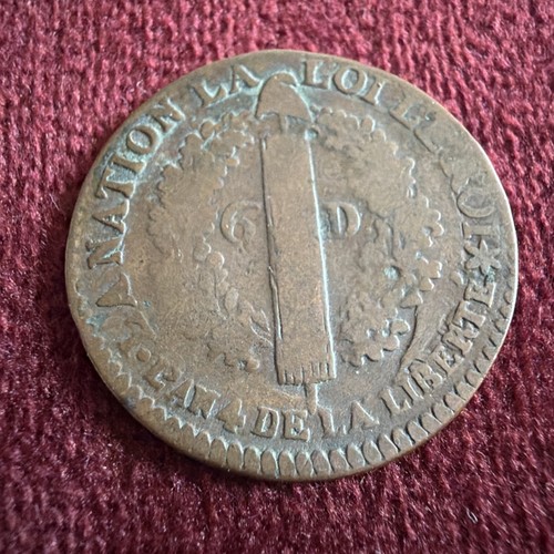 Monnaie deniers louis - 6, xvi