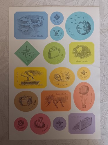 Louis vuitton stickers agenda - stickers,