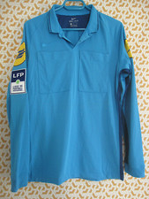 Maillot Arbitre Nike Dri Fit Bleu manche longue Ligue Football Homme - M
