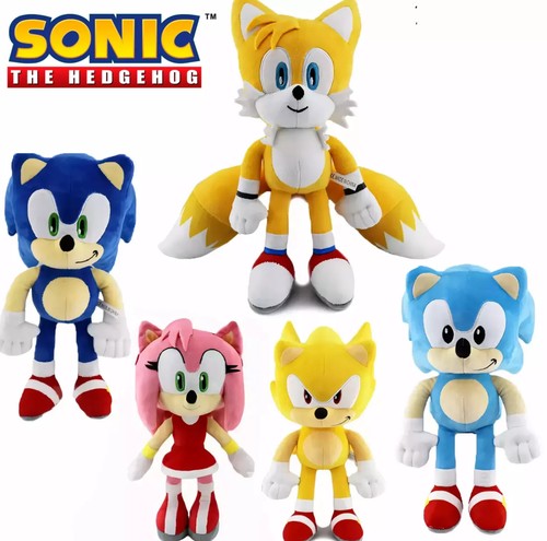 Peluche sonic 30cm - peluche,