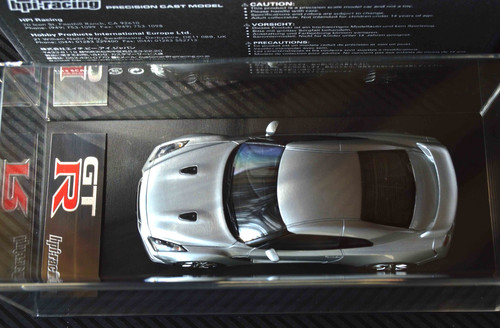 Nissan gtr35 metal silver 43 - nissan,