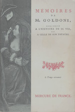 MEMOIRES DE M. GOLDONI pour