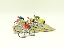 Tour de France Plastic Minialuxe 1/32 - Cyclist Riders: Lot of 6