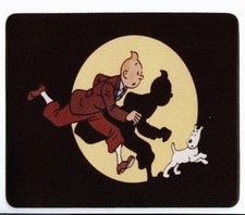 TINTIN - MOUSE MAT Tintin Snowy - 230 x 195mm - NEW: original packaging