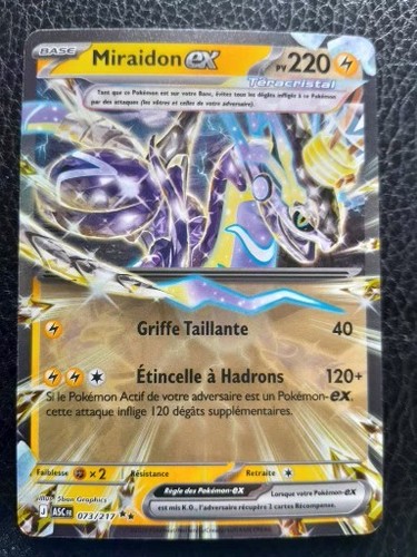 Carte pokémon miraidon - pokémon,