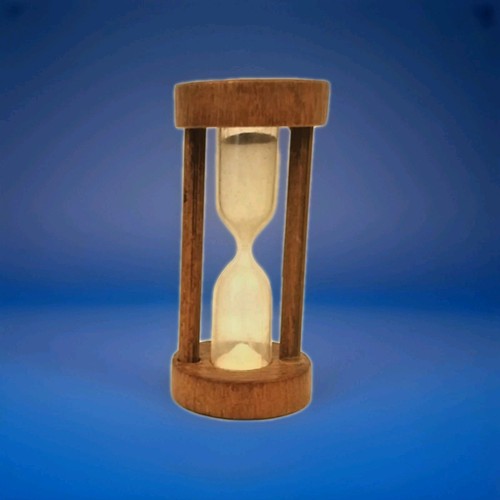 Ancien sablier bois - ,