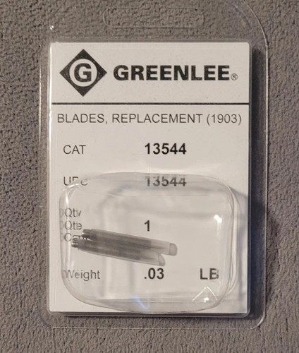 Greenlee 13544 replacement - greenlee,