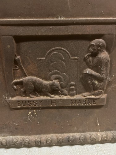 Plaque cheminée ancienne - plaque, de