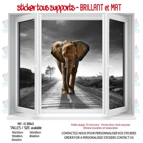 Sticker trompe oeil fenetre - sticker,