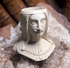 BLANC-GARIN Carved Terracotta Pipe "Large Fireplace