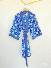 Floral Coton Kimono Robe de