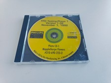Testing Phase Photo Cd-i  Mapplethorpe Flowers Philips CDI Cd-i Gaming Original