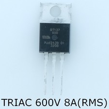 BT137-600 Triac 600V 8A