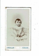 photographie cdv bébé sur