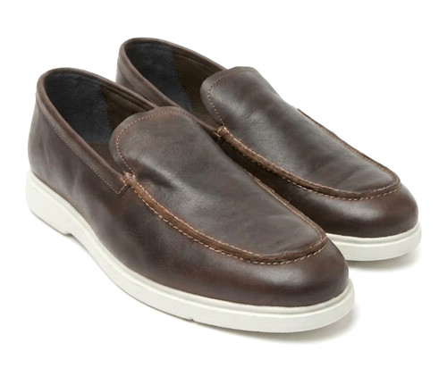 Mocassins enfiler cuir - à, en