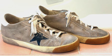 AUTHENTIC Golden Goose Superstar Women's (10)  - Taupe Suede Black Star 11