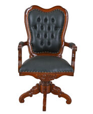 Fauteuil en Cuir Vintage