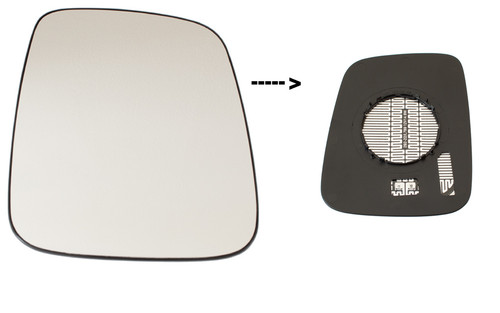 Miroir rétroviseur chauffant - miroir,
