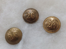 3 boutons militaire Armée