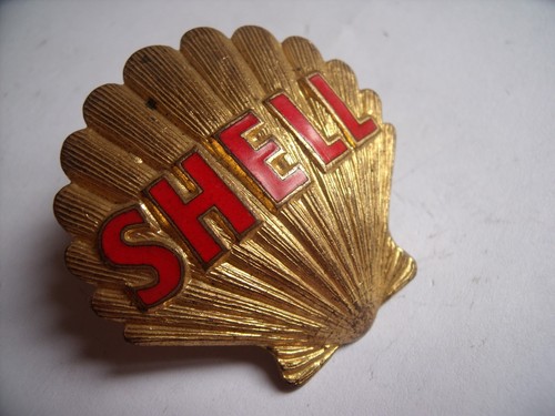 Ancien insigne émaillé - ancien, shell