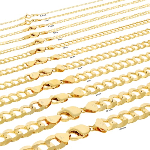 14k jaune massif 5mm - or,