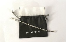 Bracelet Torsadé En Argent