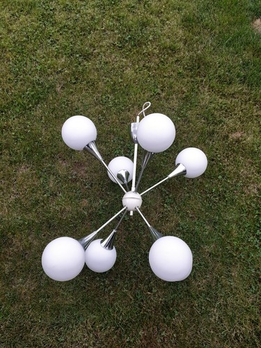 Lustre vintage chromé - ,
