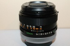 Objectif Canon FD 50 mm 1,4