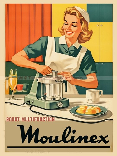 Affiche vintage illustrée - vintage, –