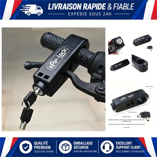 Antivol guidon moto - , universel