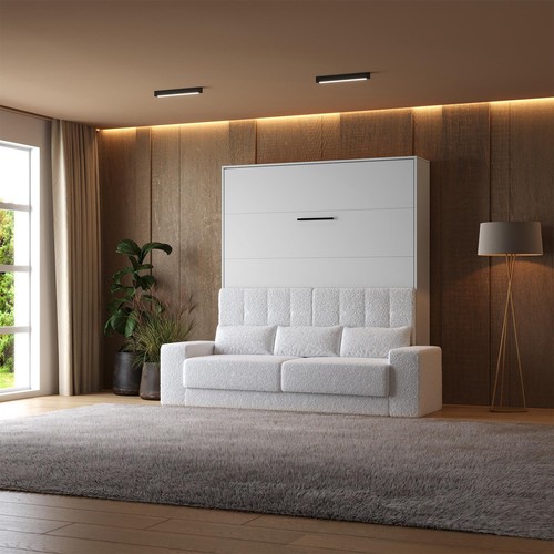 Lit armoire avec blanc - avec,