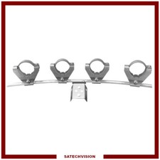 Support Parabole Multifeed Universel en Acier pour 4 LNB de Diamètre Ø 40 mm