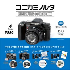 Konica Minolta Miniature Collection Camera Capsule Toy Complete 4 Types set