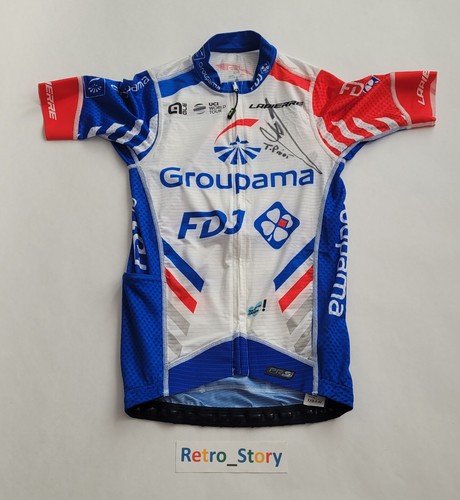 Maillot cyclisme groupama - maillot,