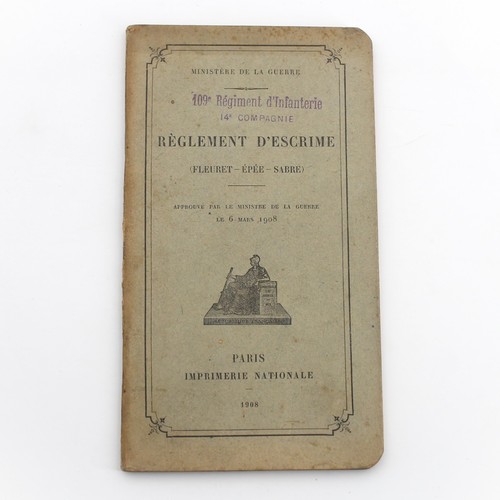 Règlement escrime - règlement, d'escrime