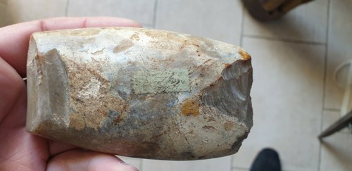 Hache silex pierre - silex, polie