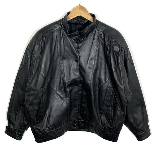 Blouson cuir bombers femme - cuir,