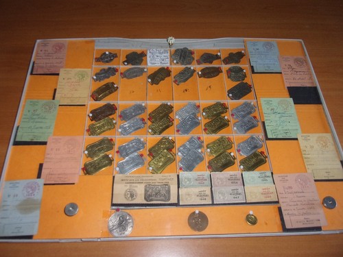 Lot plaques fiscales de - de,