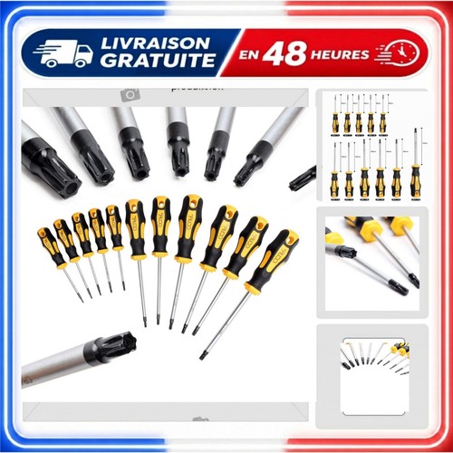 Tournevis torx t40 cclife - tournevis, t6-t40