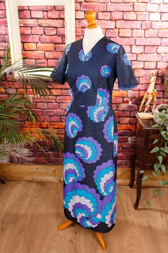 Robe maxi vintage - robe, 70s