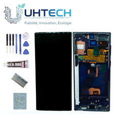 Écran Samsung Galaxy Note 10 avec châssis Noir - Qualité Premium