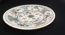 ANCIEN GRAND PLAT FAIENCE